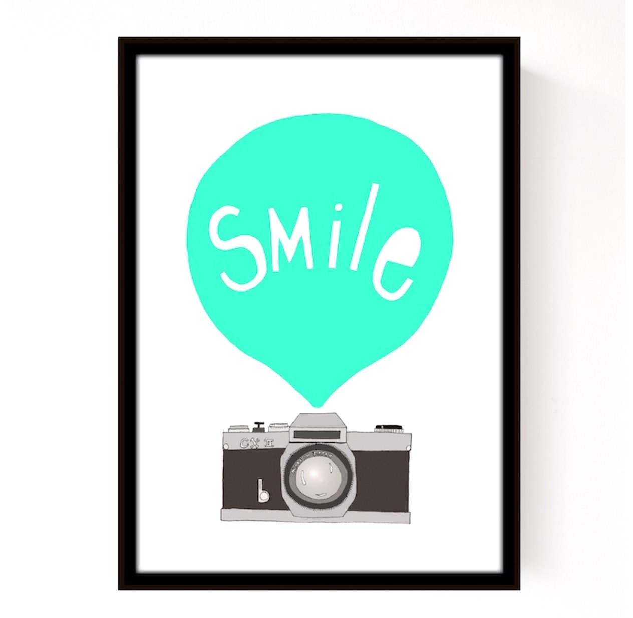 Affiche Smile Menthe